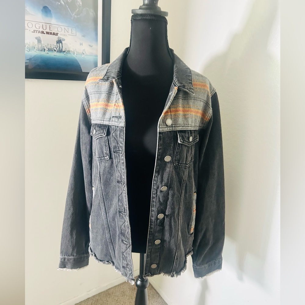 ☬🥋5DAYSALE⭐️☬Roxy black Jean jacket
